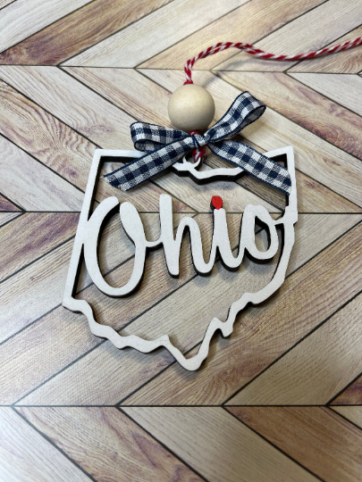 Ohio State Outline Ornament
