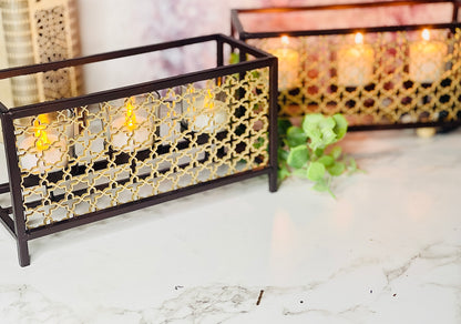 Moroccan Style candle holder, Modern chic Moroccan décor, Free standing Ethical Tea light holder | Moroccan Décor Moroccan Style Active
