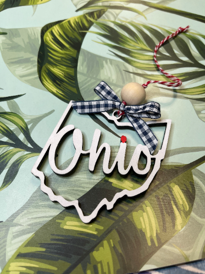 Ohio State Outline Ornament